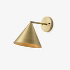 Junella Brass Wall Light-Moonnatur