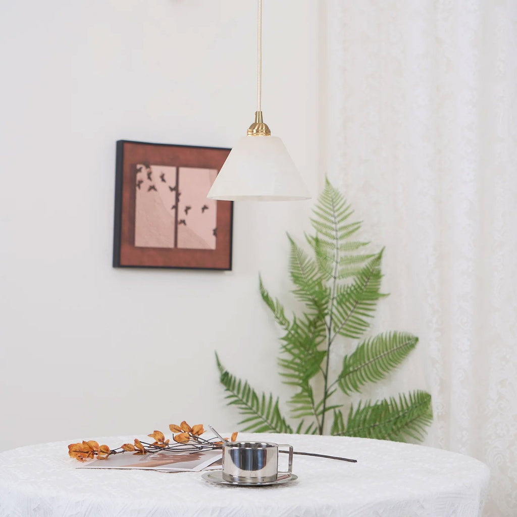 Lindenis Alabaster Pendant Light-Moonnatur