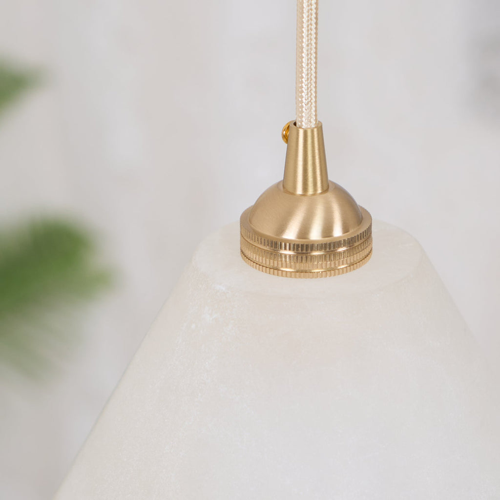 Lindenis Alabaster Pendant Light-Moonnatur