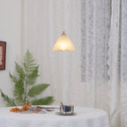 Lindenis Alabaster Pendant Light-Moonnatur