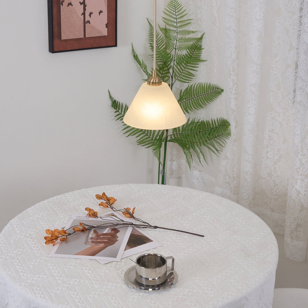 Lindenis Alabaster Pendant Light-Moonnatur