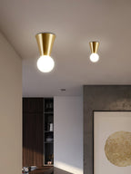 Garrowlyn Glass Ceiling Light-Moonnatur