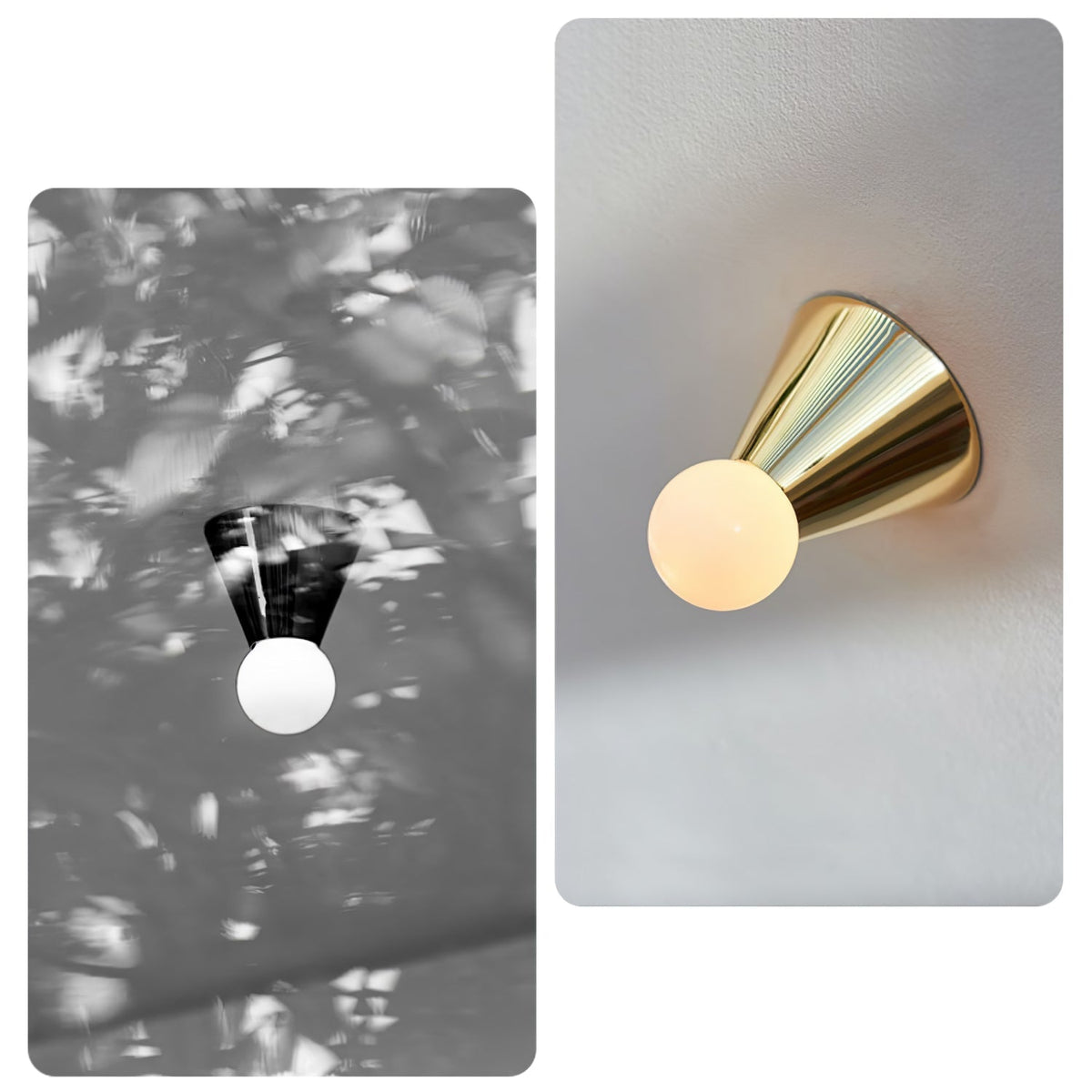 Garrowlyn Glass Ceiling Light-Moonnatur