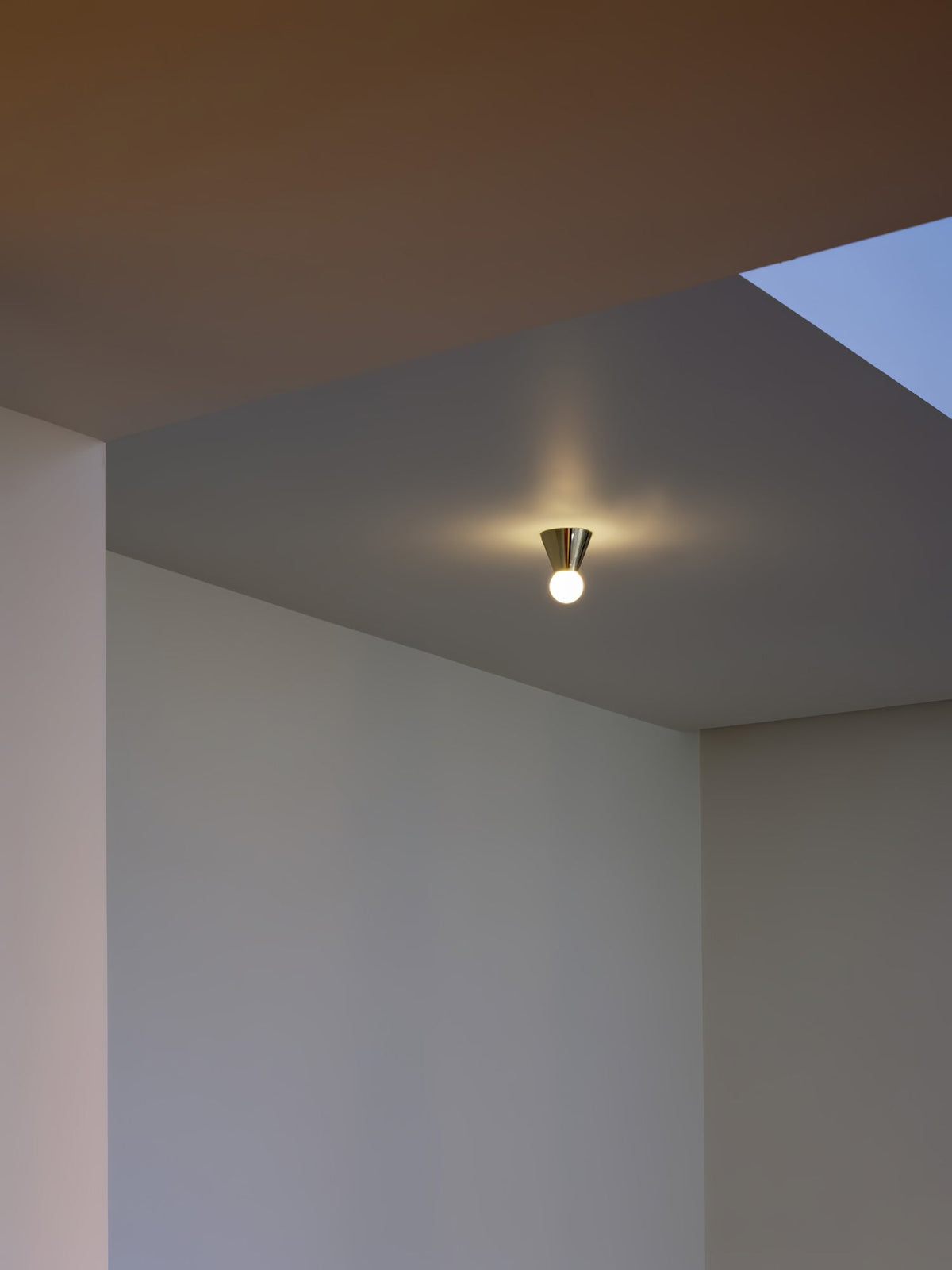 Garrowlyn Glass Ceiling Light-Moonnatur