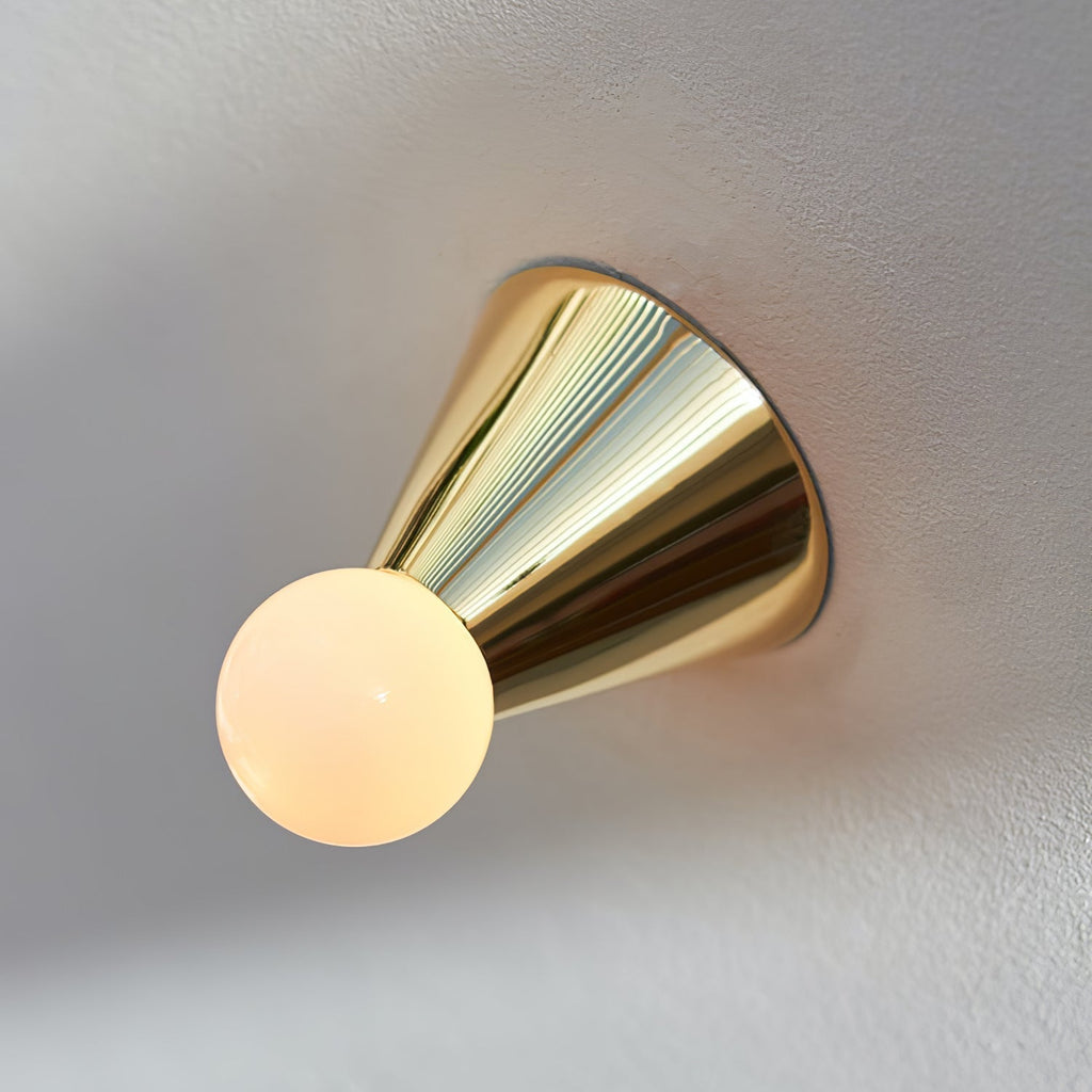 Garrowlyn Glass Ceiling Light-Moonnatur