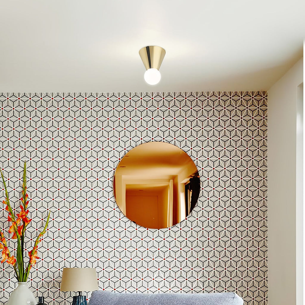 Garrowlyn Glass Ceiling Light-Moonnatur