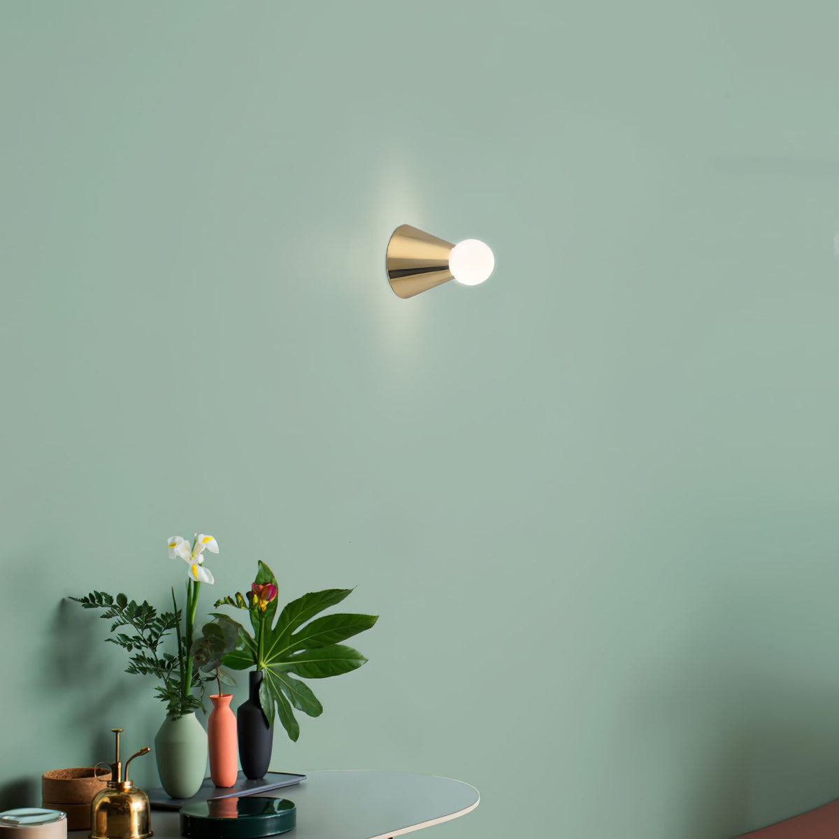 Garrowlyn Glass Ceiling Light-Moonnatur