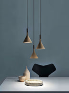 Corvessa Concrete Pendant Light-Moonnatur