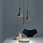 Corvessa Concrete Pendant Light-Moonnatur
