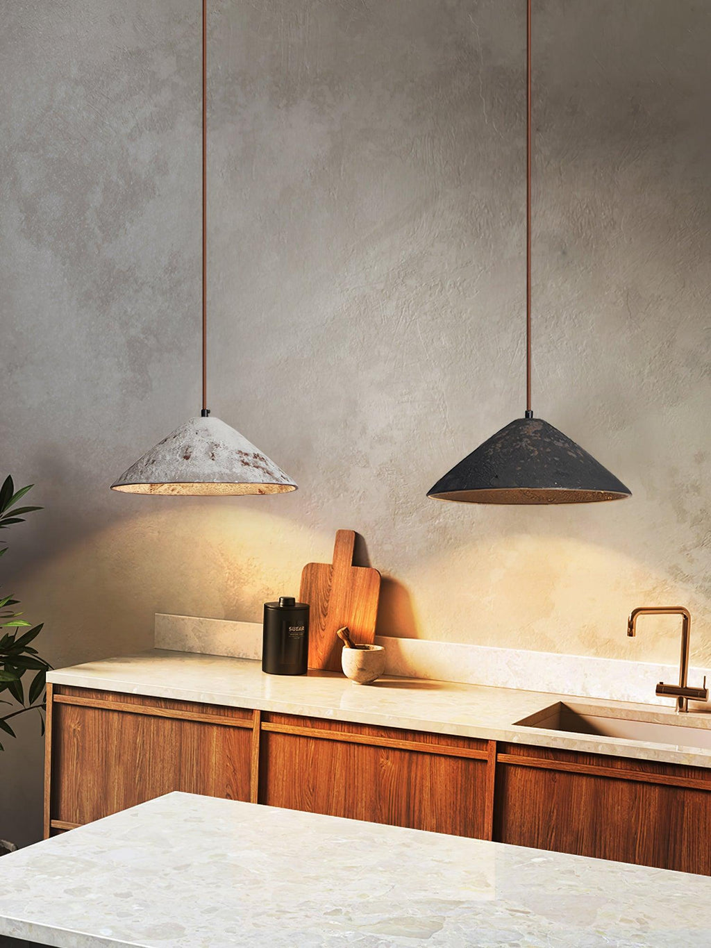 Felmara Ceramic Pendant Light-Moonnatur