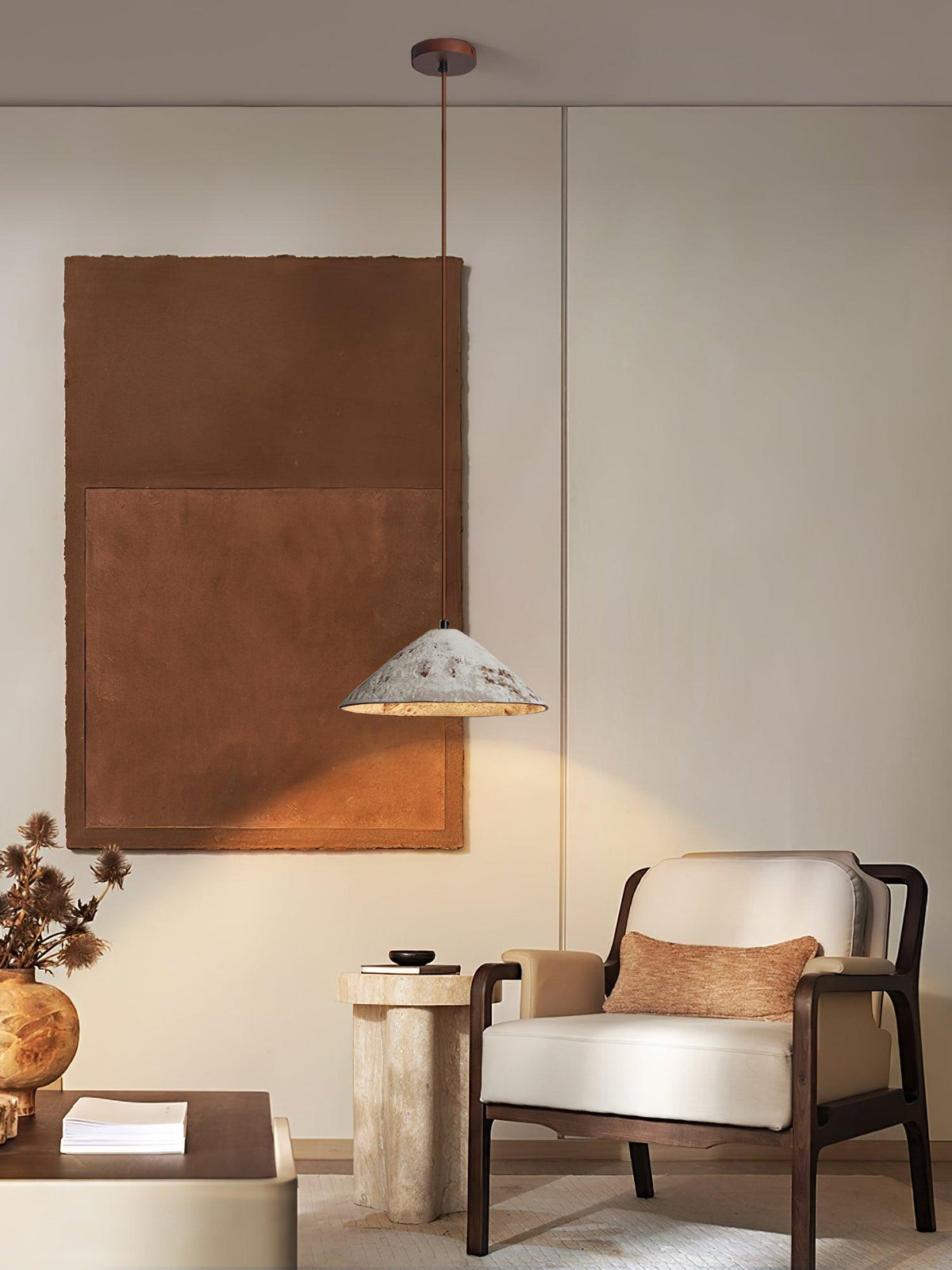 Felmara Ceramic Pendant Light-Moonnatur
