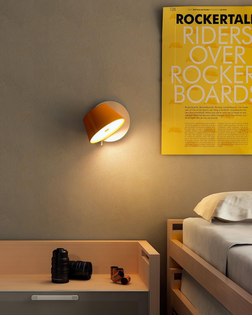Altonhill Aluminium Wall Light-Moonnatur