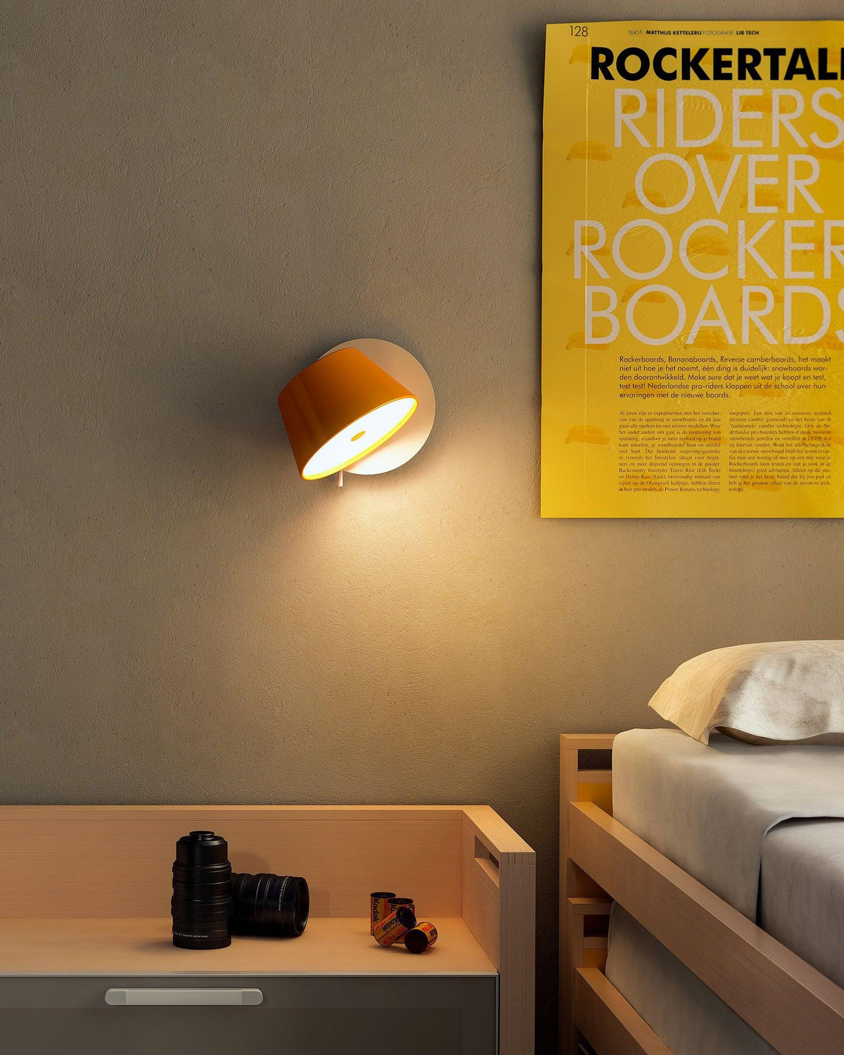 Altonhill Aluminium Wall Light-Moonnatur
