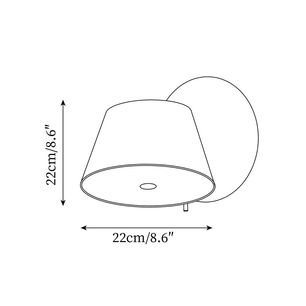 Altonhill Aluminium Wall Light-Moonnatur