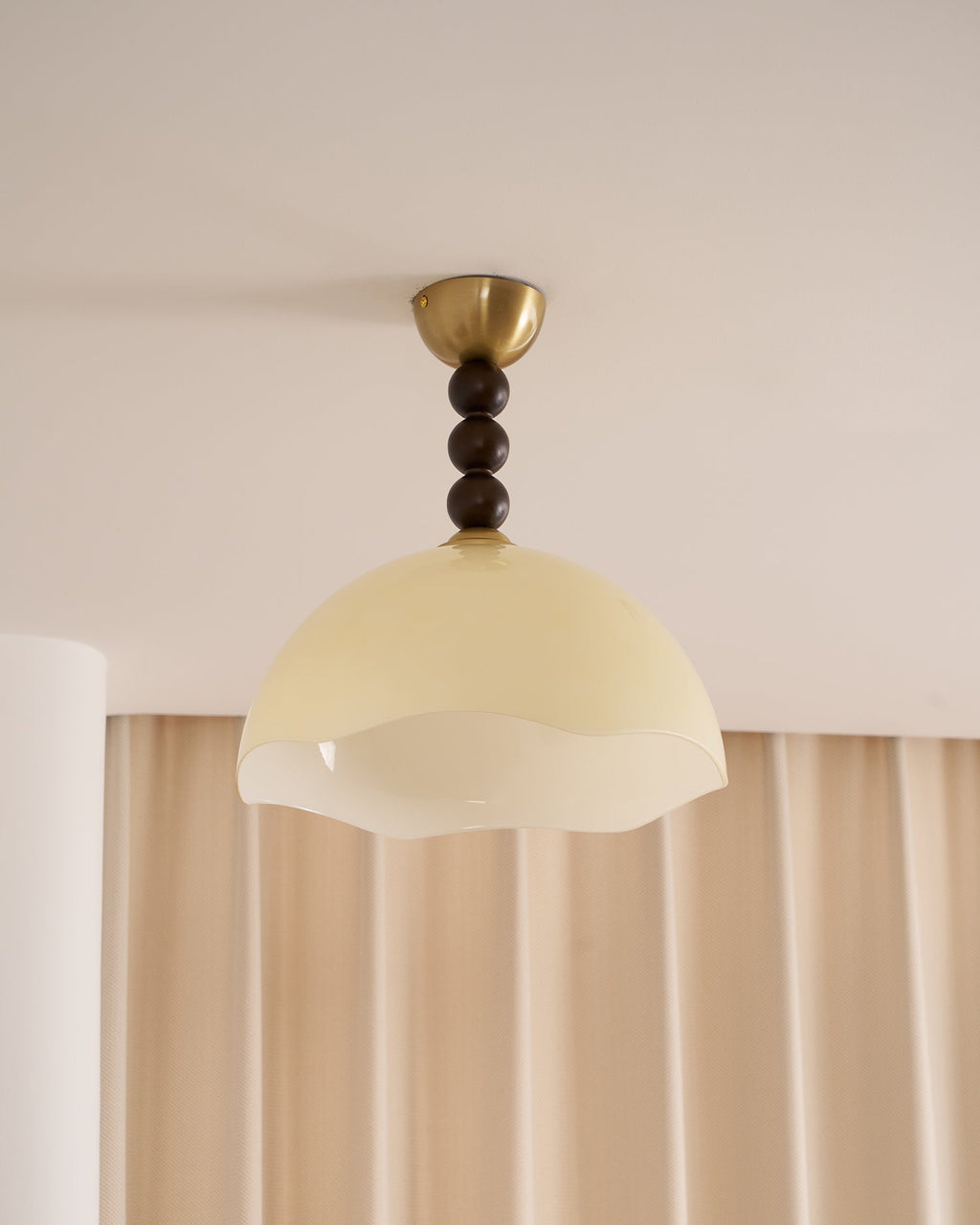 Temira Glass Ceiling Lamp-Moonnatur