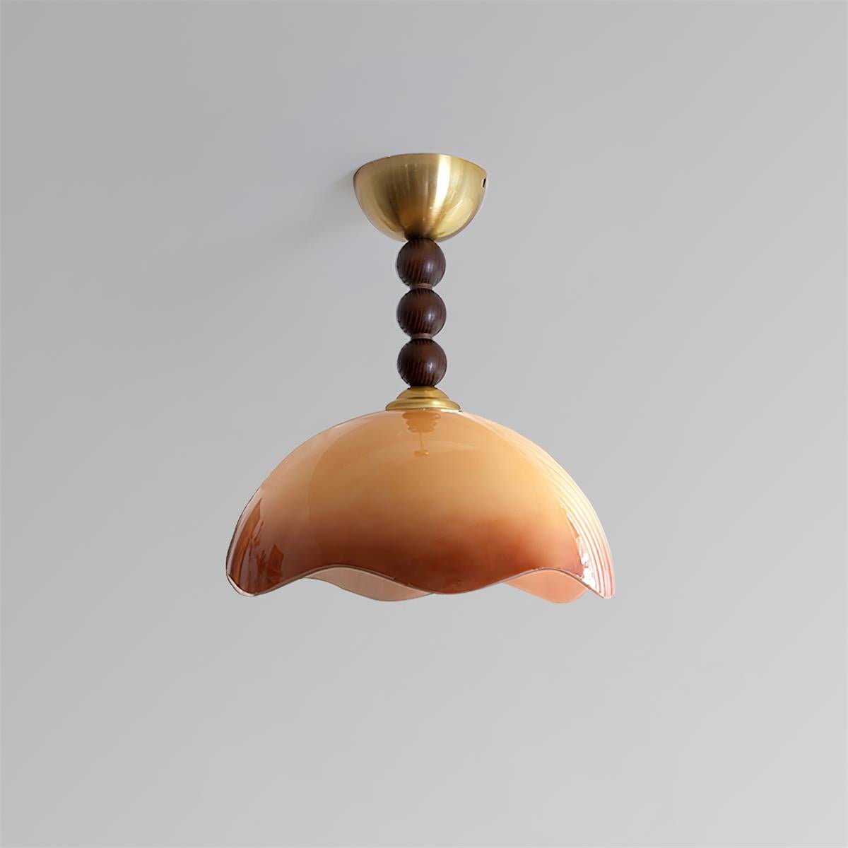 Temira Glass Ceiling Lamp-Moonnatur