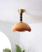 Temira Glass Ceiling Lamp-Moonnatur