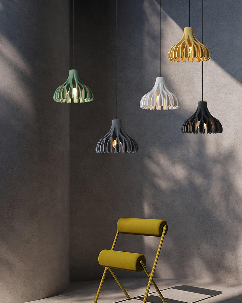 Fernlyn Resin Pendant Light-Moonnatur