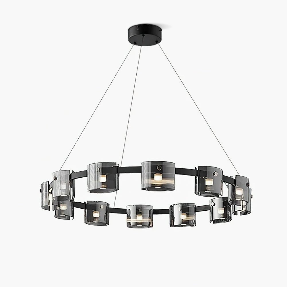 Anselune Glass Chandelier-Moonnatur