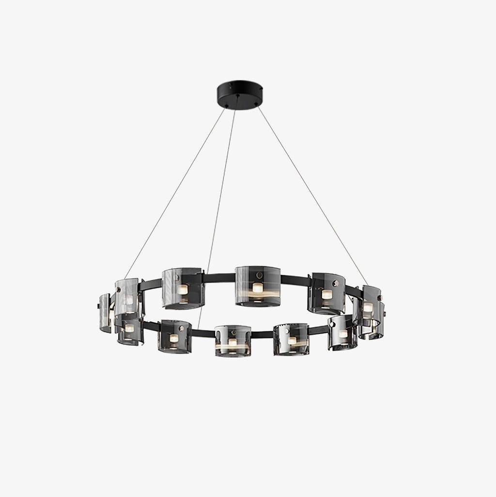 Anselune Glass Chandelier-Moonnatur