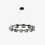 Anselune Glass Chandelier-Moonnatur