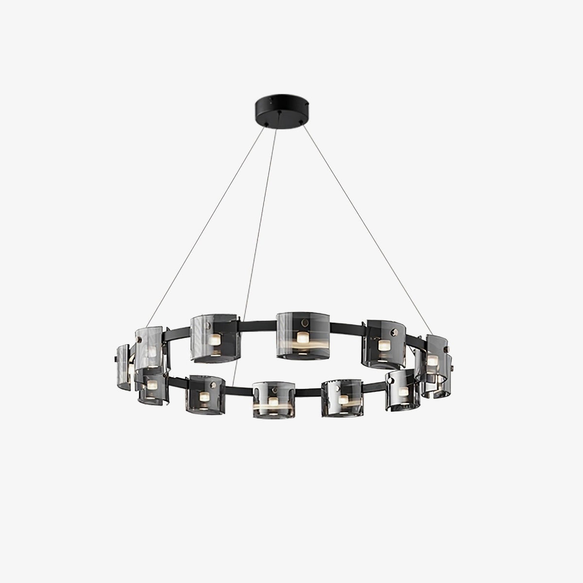 Anselune Glass Chandelier-Moonnatur