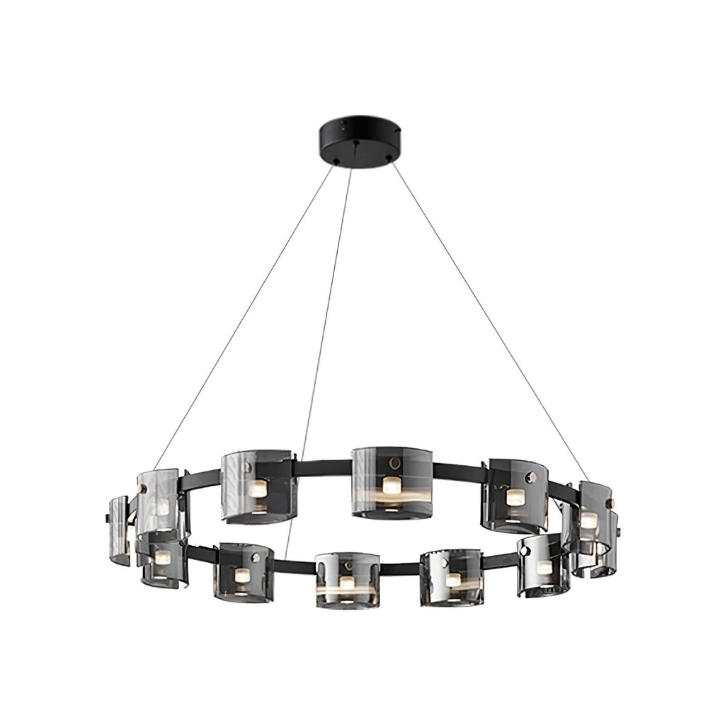 Anselune Glass Chandelier-Moonnatur