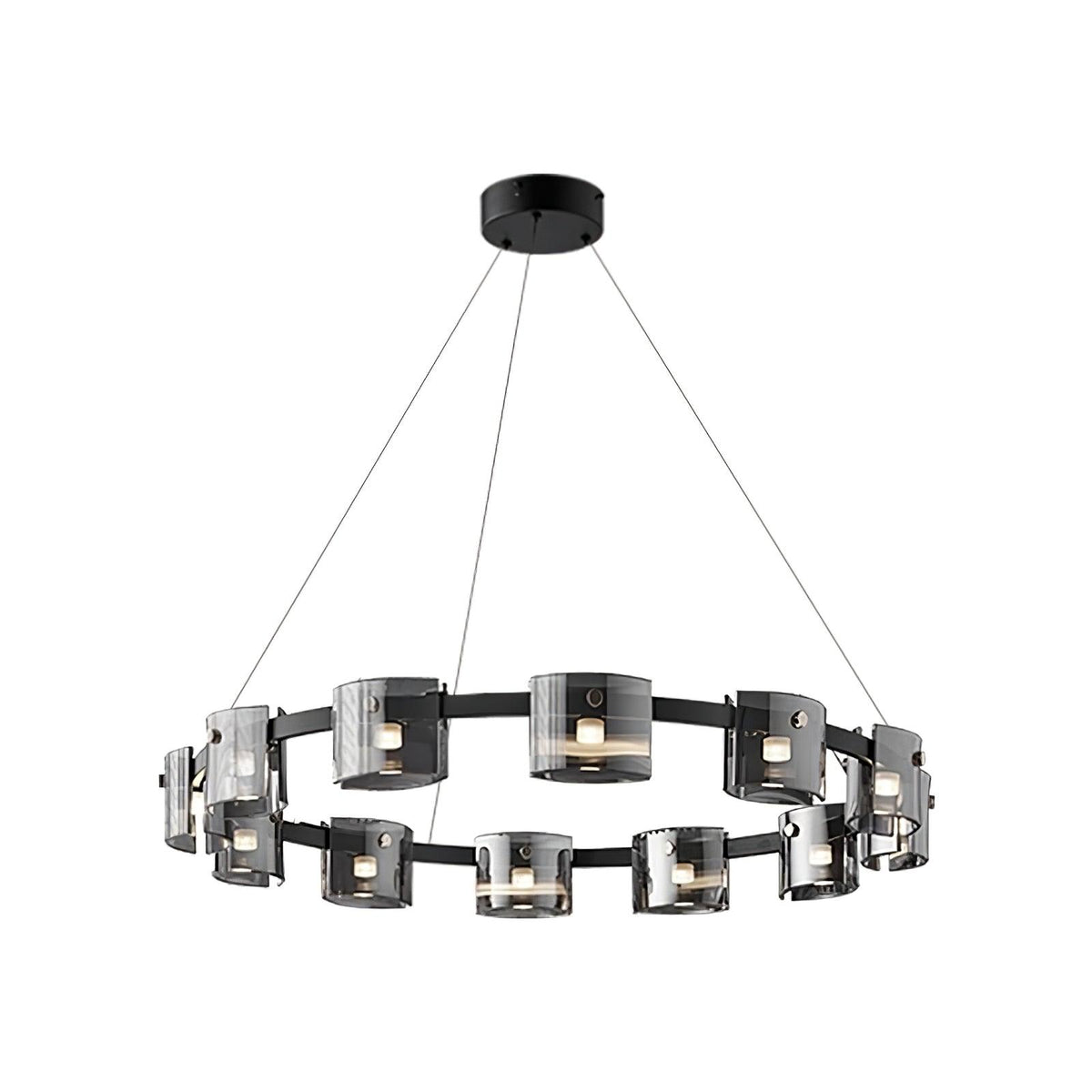 Anselune Glass Chandelier-Moonnatur