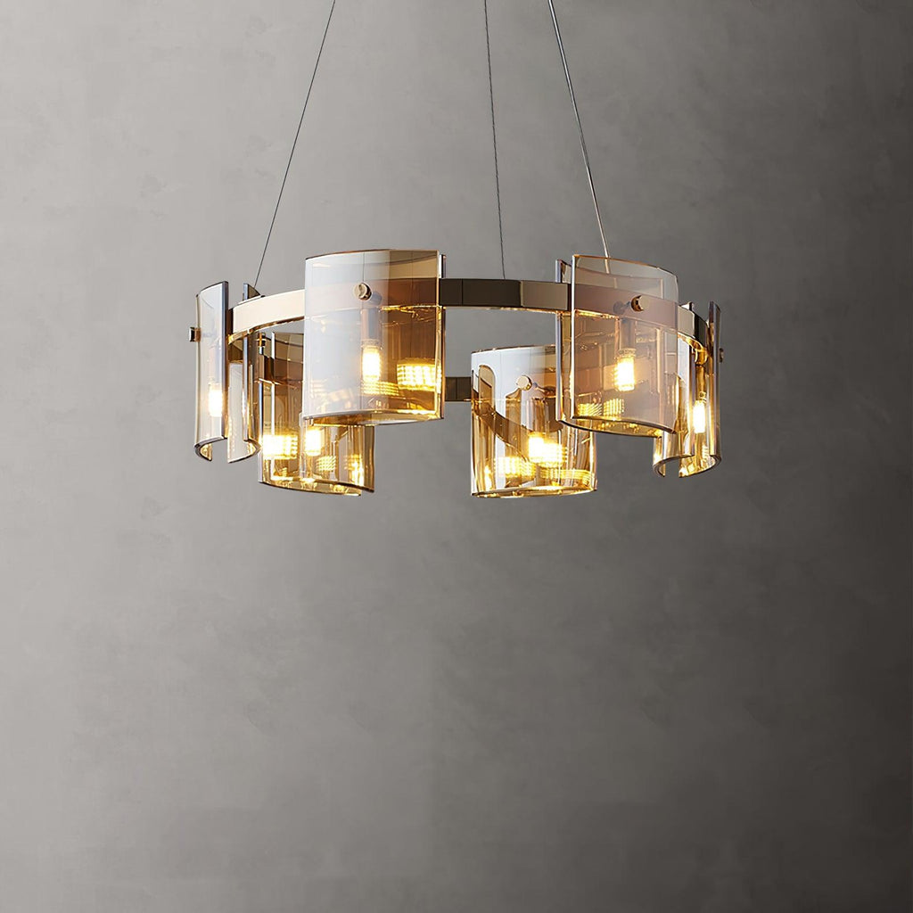 Anselune Glass Chandelier-Moonnatur