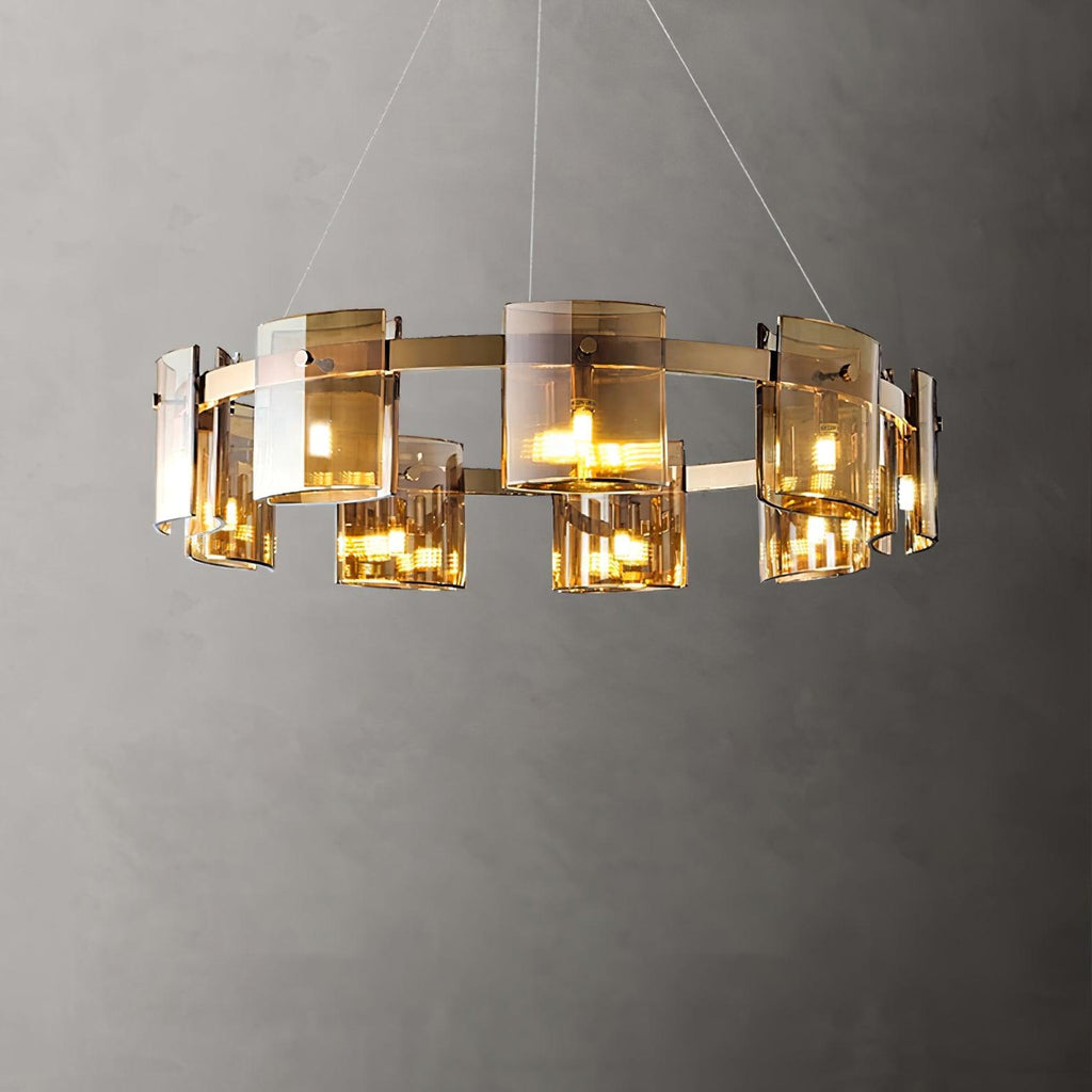 Anselune Glass Chandelier-Moonnatur