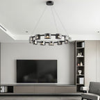 Anselune Glass Chandelier-Moonnatur