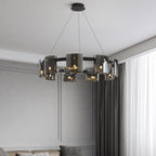 Anselune Glass Chandelier-Moonnatur