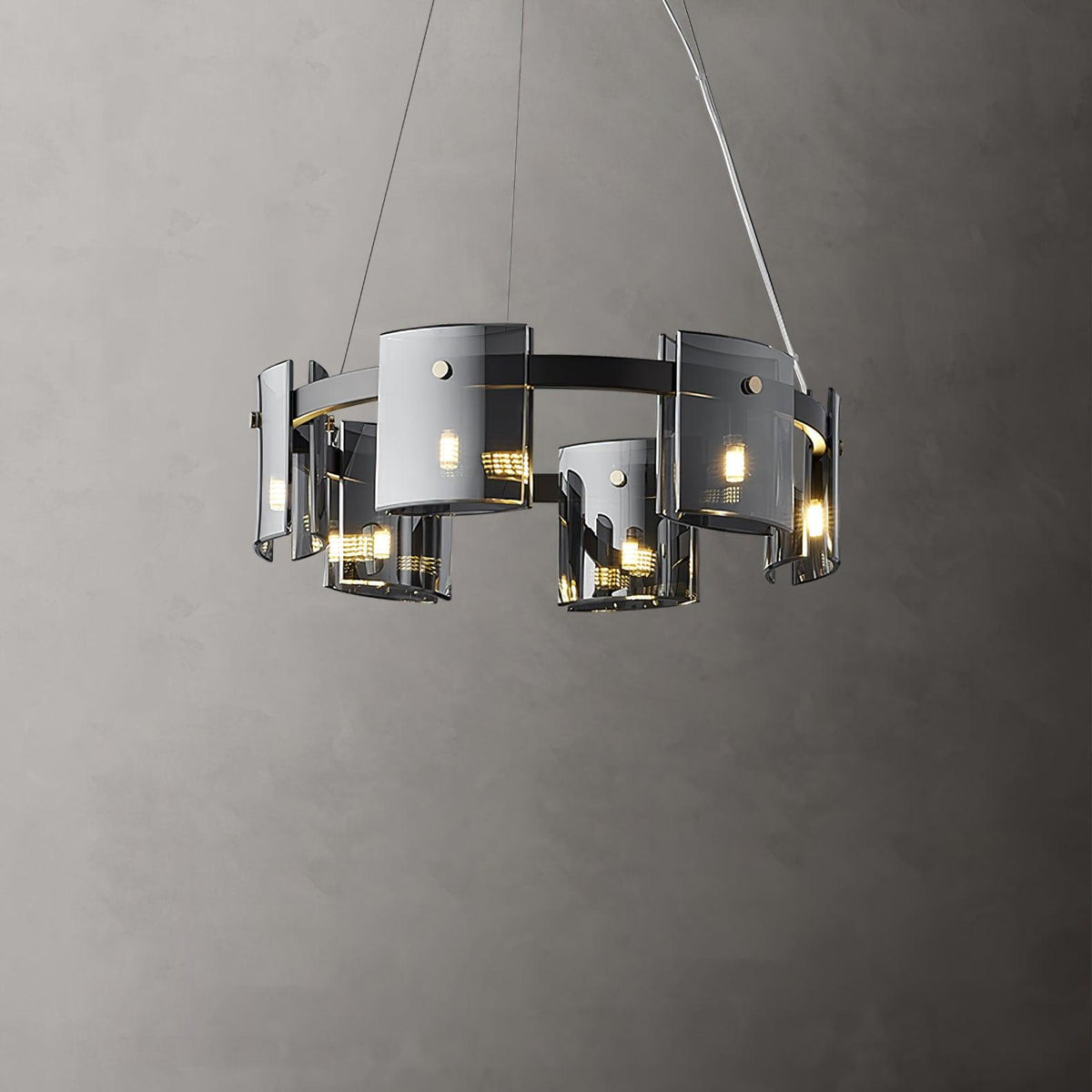 Anselune Glass Chandelier-Moonnatur