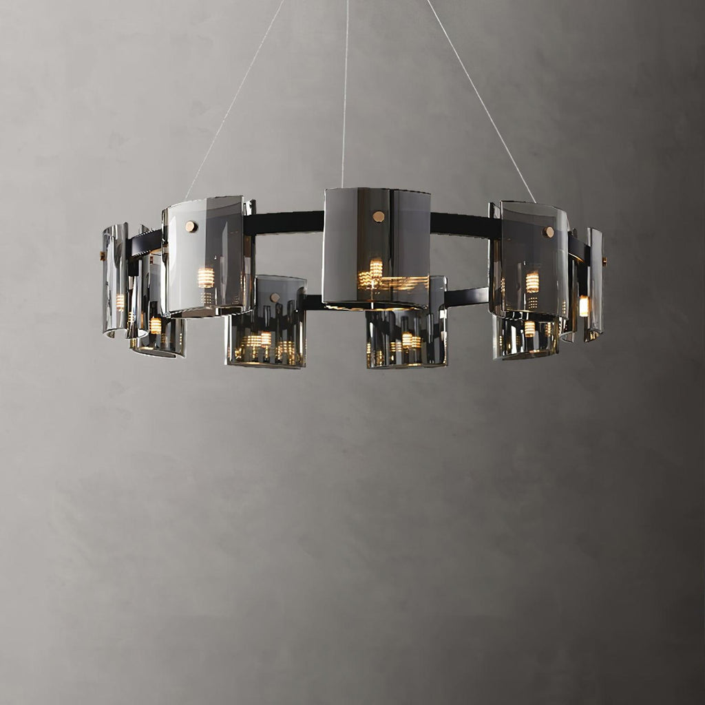 Anselune Glass Chandelier-Moonnatur