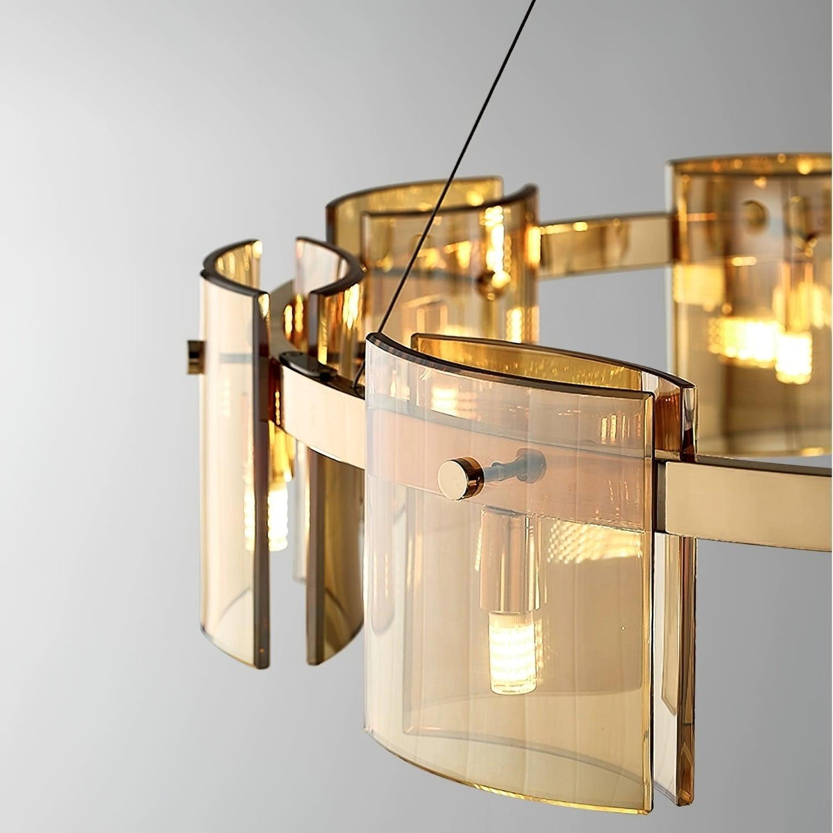 Anselune Glass Chandelier-Moonnatur