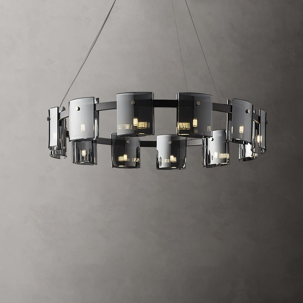 Anselune Glass Chandelier-Moonnatur