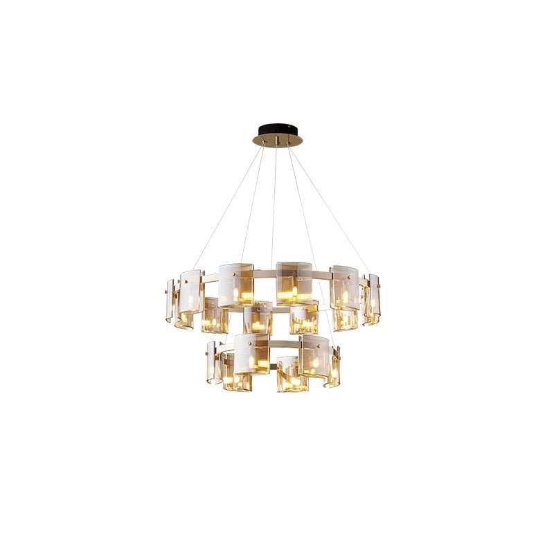 Anselune Glass Chandelier-Moonnatur