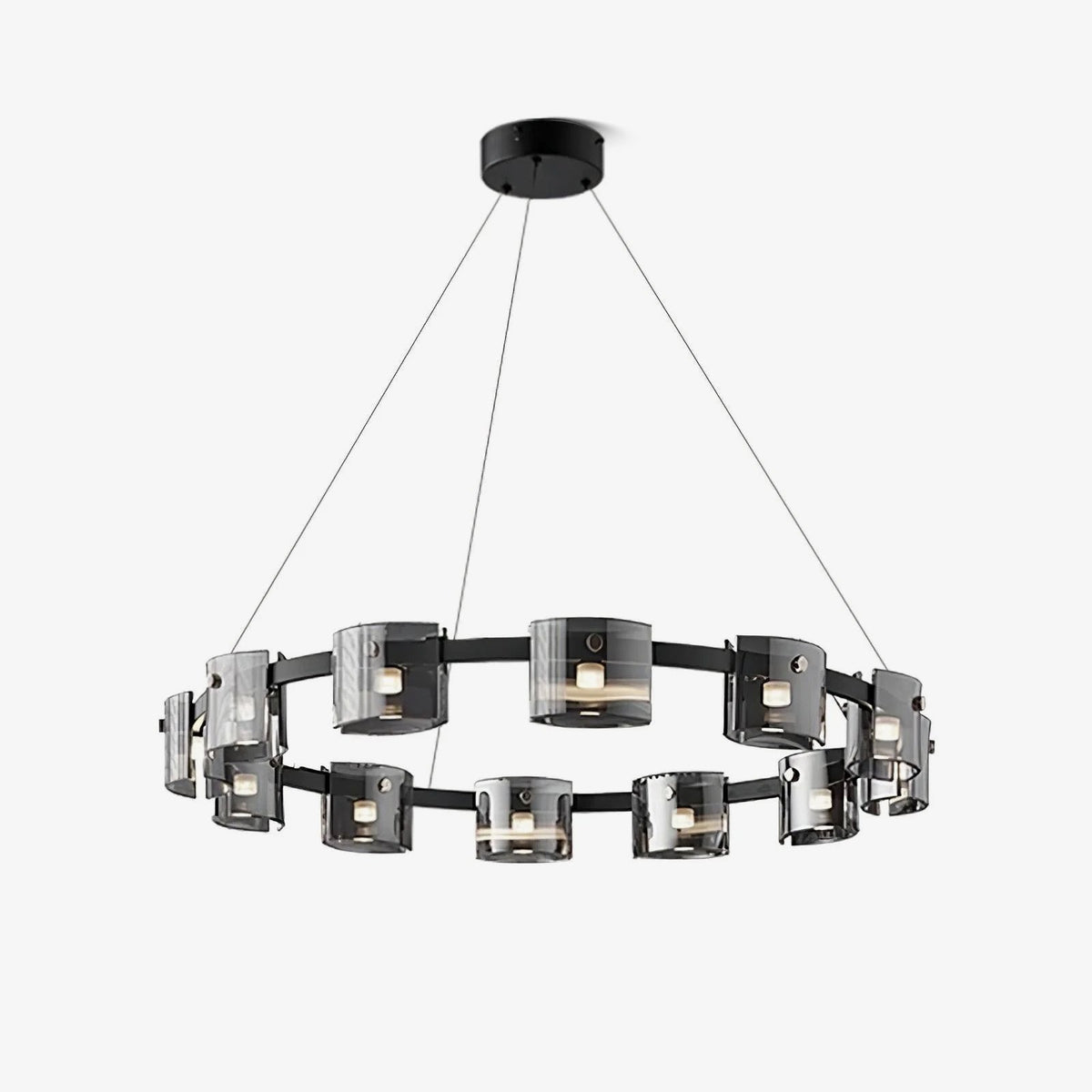 Anselune Glass Chandelier-Moonnatur