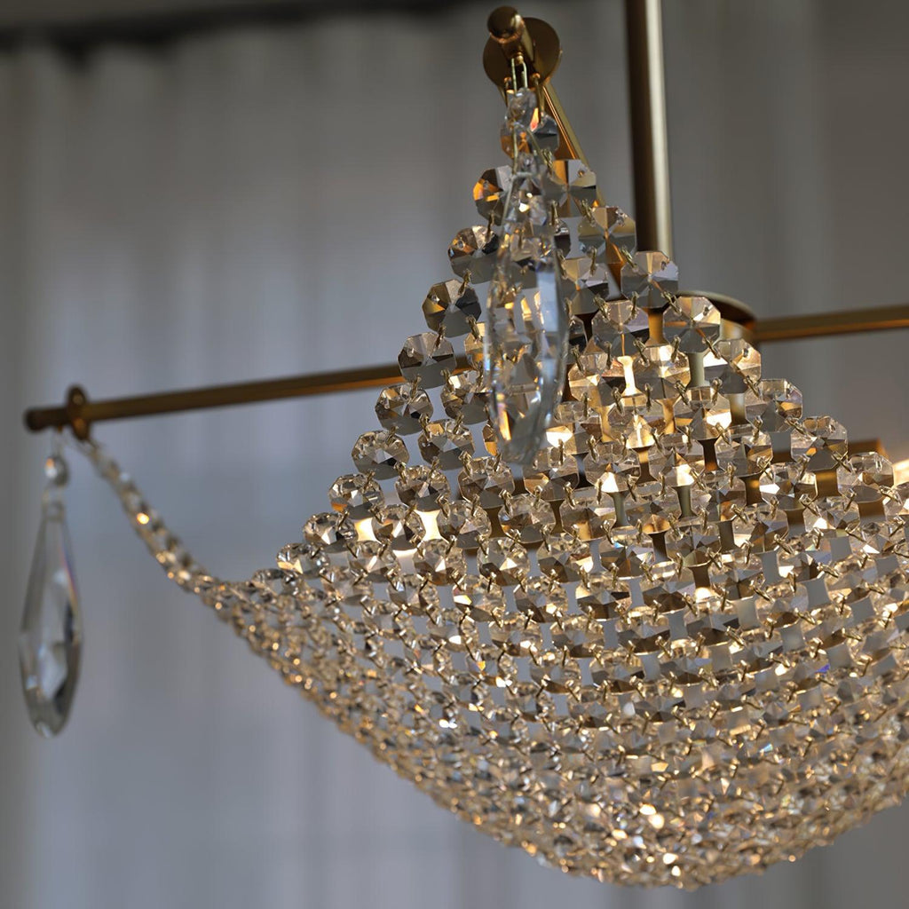 Nerava Crystal Chandelier-Moonnatur
