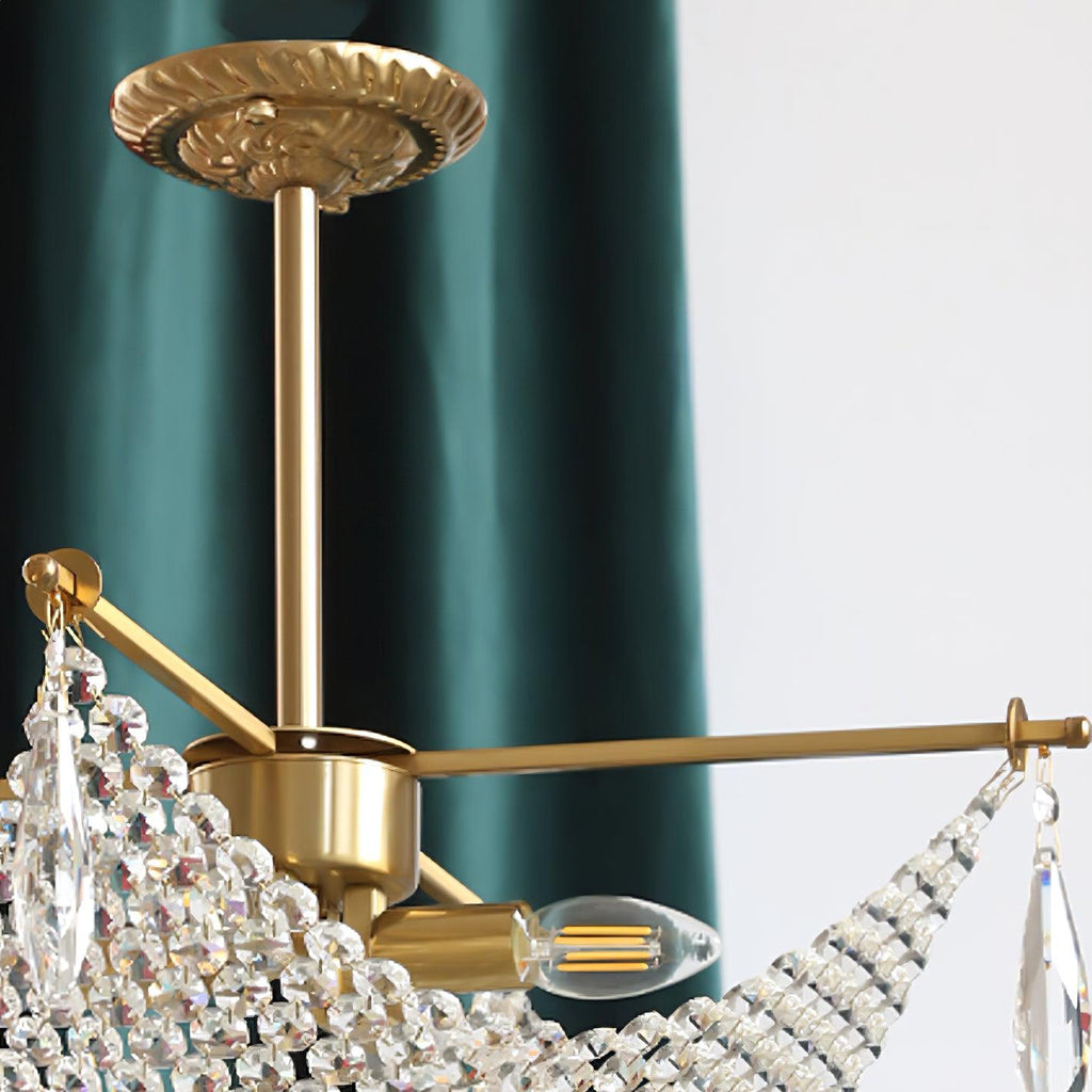 Nerava Crystal Chandelier-Moonnatur
