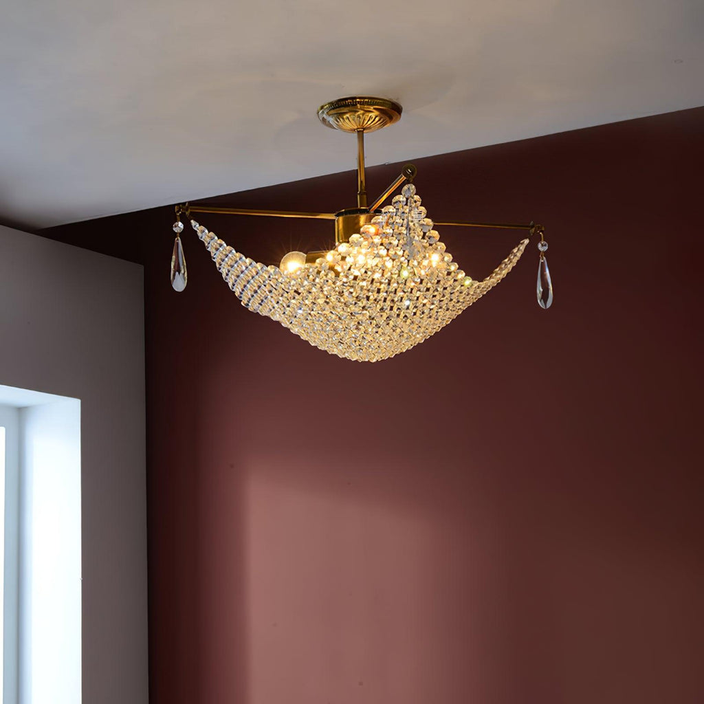 Nerava Crystal Chandelier-Moonnatur