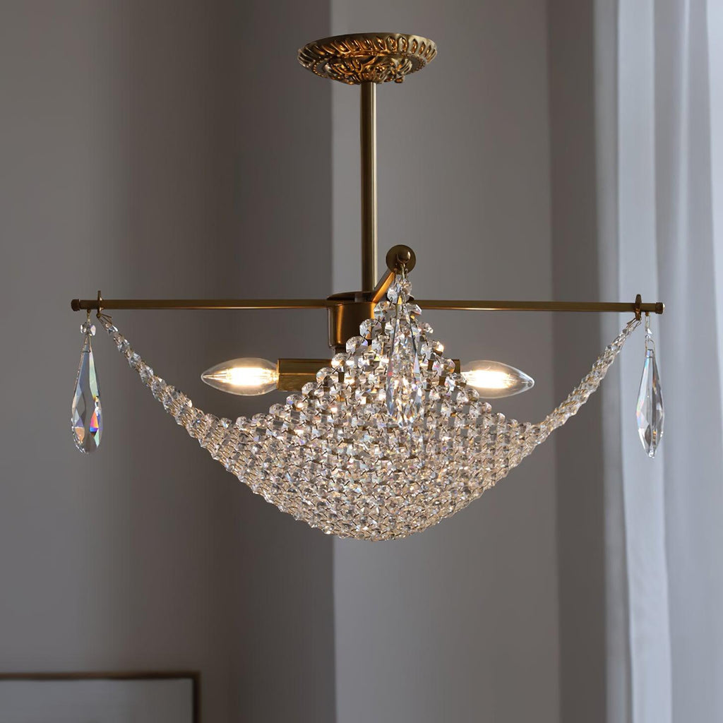 Nerava Crystal Chandelier-Moonnatur