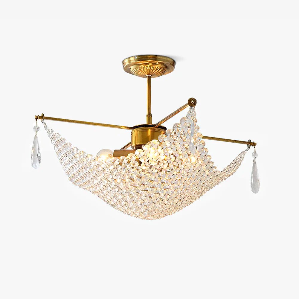 Nerava Crystal Chandelier-Moonnatur