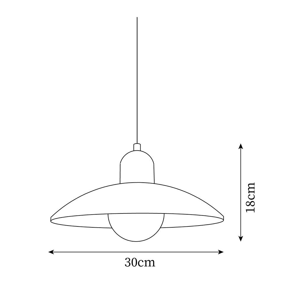 Enverenis Glass Pendant Light-Moonnatur