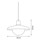 Enverenis Glass Pendant Light-Moonnatur