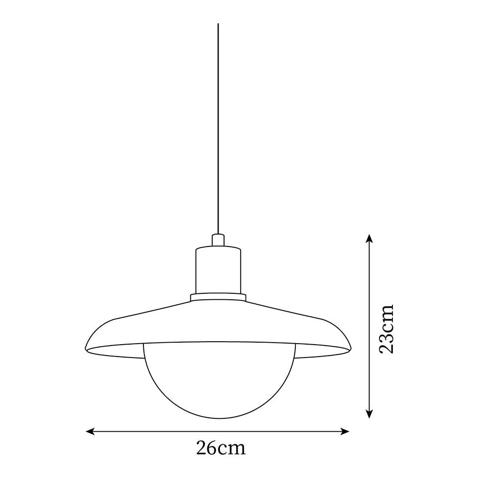 Enverenis Glass Pendant Light-Moonnatur