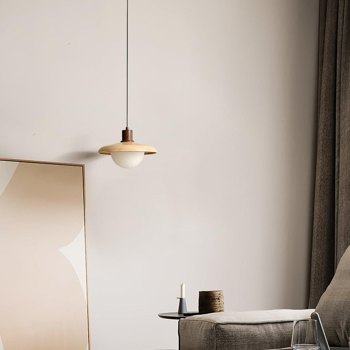 Enverenis Glass Pendant Light-Moonnatur