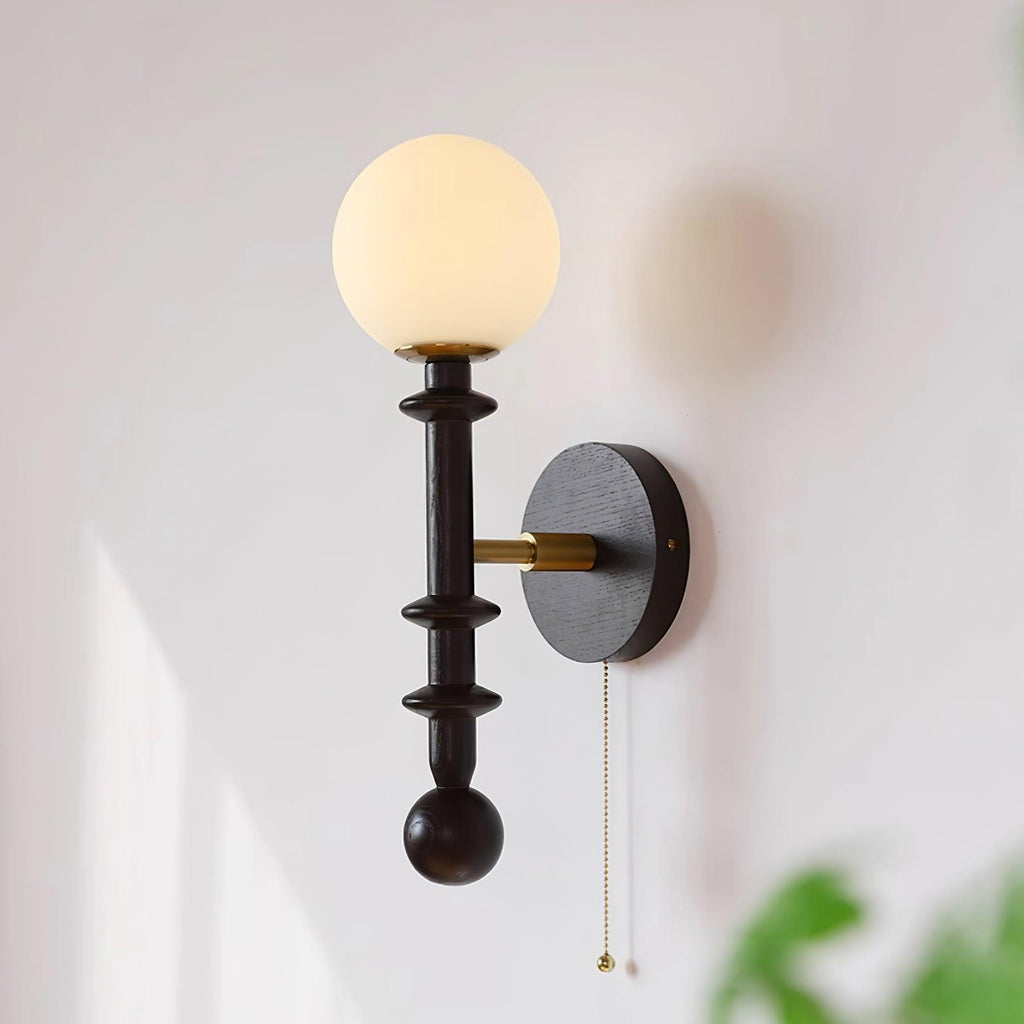 Yarrellark Wood Wall Light-Moonnatur