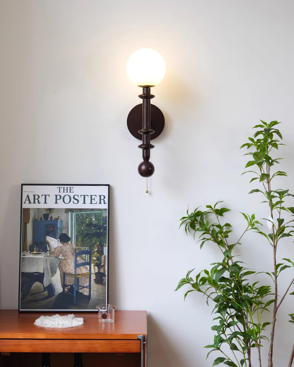 Yarrellark Wood Wall Light-Moonnatur