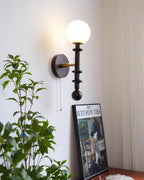 Yarrellark Wood Wall Light-Moonnatur